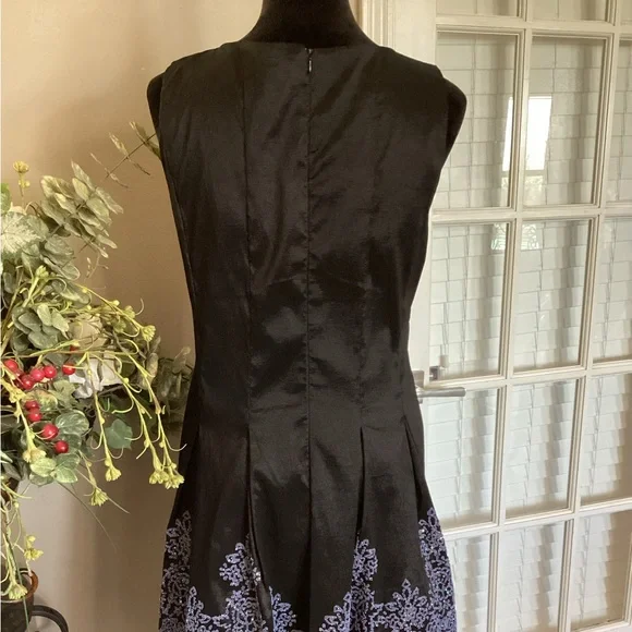 Leslie Fay Dress sz 10 beaded flare Bottom, elegant Girlhood core, formal - Picture 6 of 9